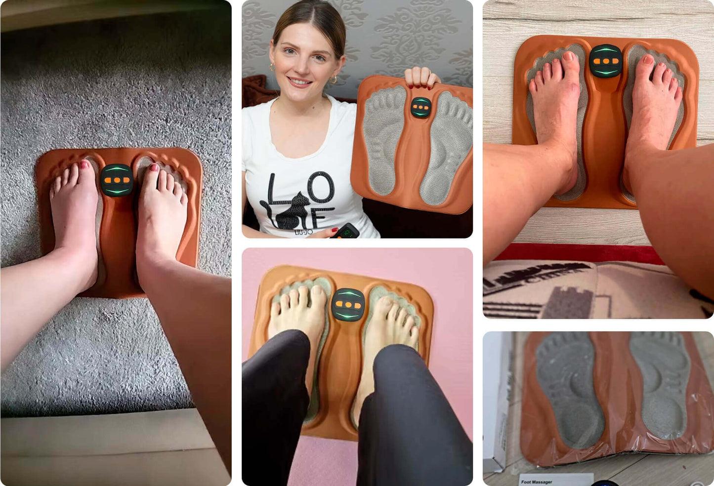 Wohllind® - Massana Pro Fußmassagegerät