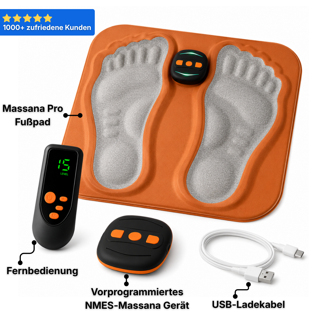 Wohllind® - Massana Pro Fußmassagegerät